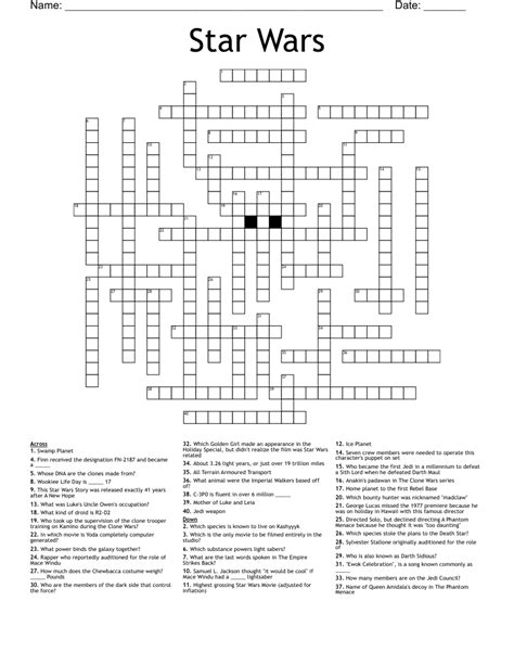 Crossword Clue. We have found 40 answers for the ''Star Wars'' series robot clue in our database. The best answer we found was DROID, which has a length of 5 letters. We frequently update this page to help you solve all your favorite puzzles, like NYT , LA Times , Universal , Sun Two Speed, and more.